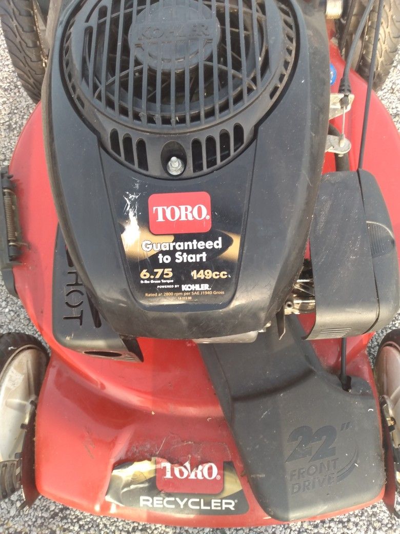 Toro Guaranteed To Start Self propelled Lawn Mower
