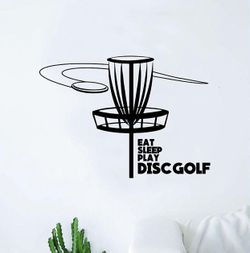 PRE MADE Wall Decal Home Decor Disc Golf Sports