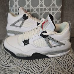 JORDAN 4 RETRO CEMENT  OG ( 2016 )