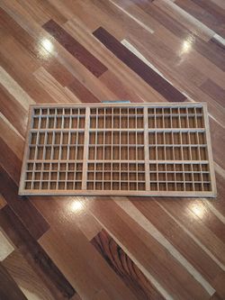 Antique Hamilton Printers Tray Drawer  32 x 16.5