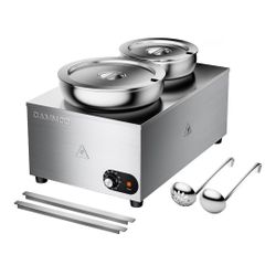 Electric Soup Warmer and Steam Table Food Warmer