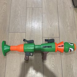 Nerf Fortnite RL Blaster Shark Face XOXO Rocket Launcher Gun Dart Toy