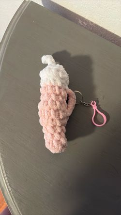 Handmade Amigurumi Stanley Cup Keychain 