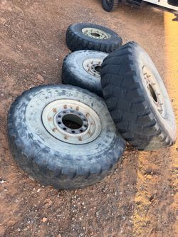 Military wheels and tires used