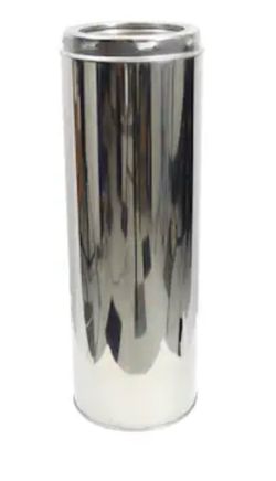 SuperVent 6.0-in Dia x 24.0-in L Insulated Double wall Stainless steel Chimney Pipe