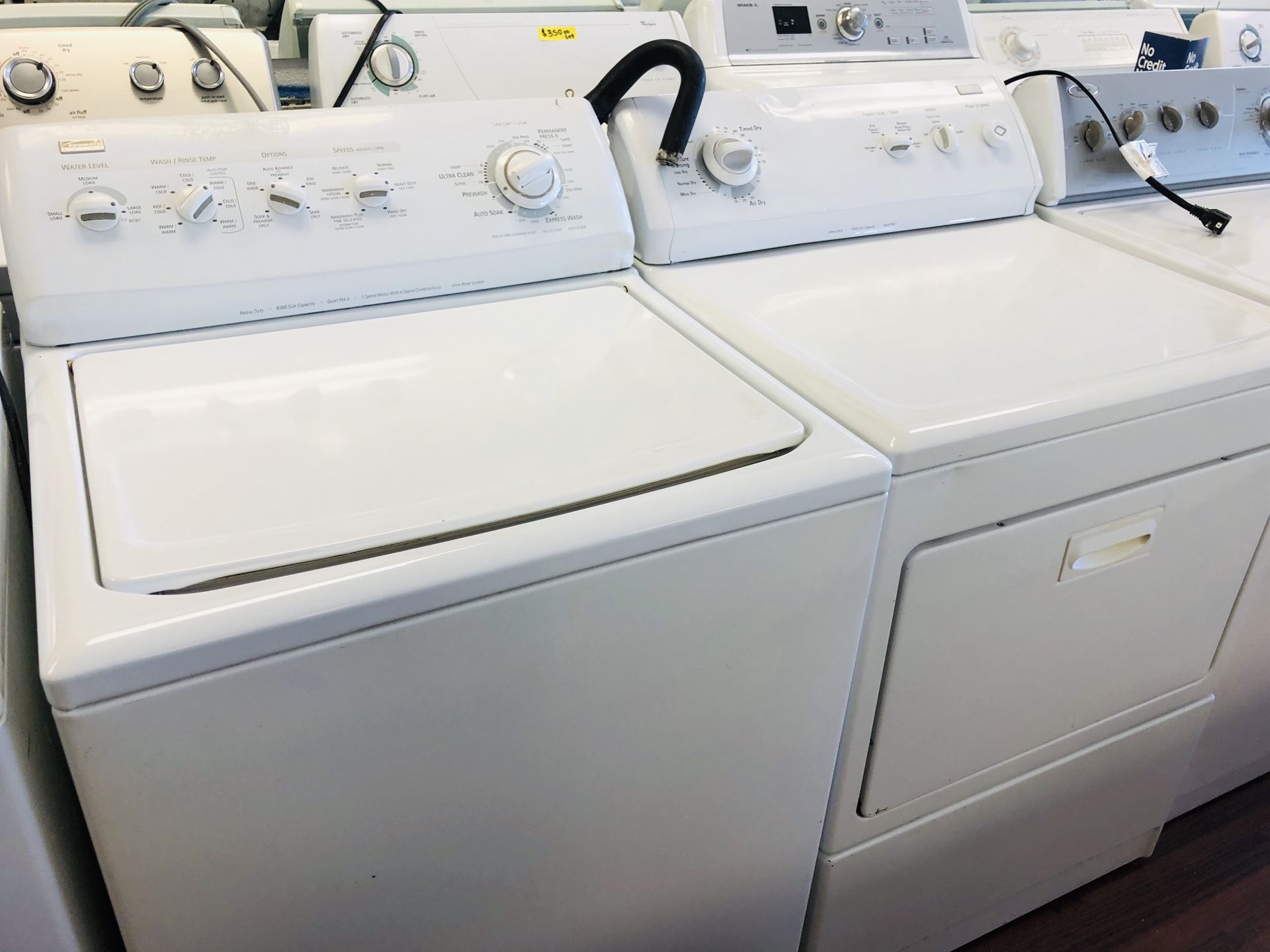 Kenmore washer and dryer electric