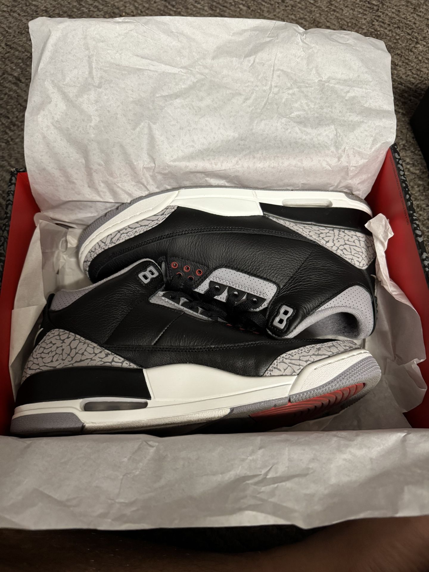 Jordan 3 Black Cement
