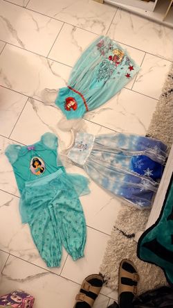Disney Princess Costume Dress-Up Set of 3