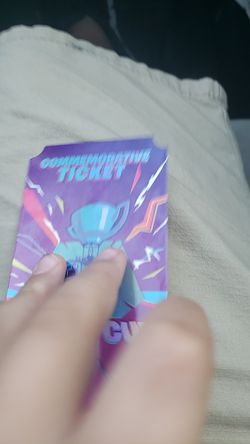 World cup ticket