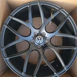 20"new Black Satin Wheels & New Tires For VW ATLAS