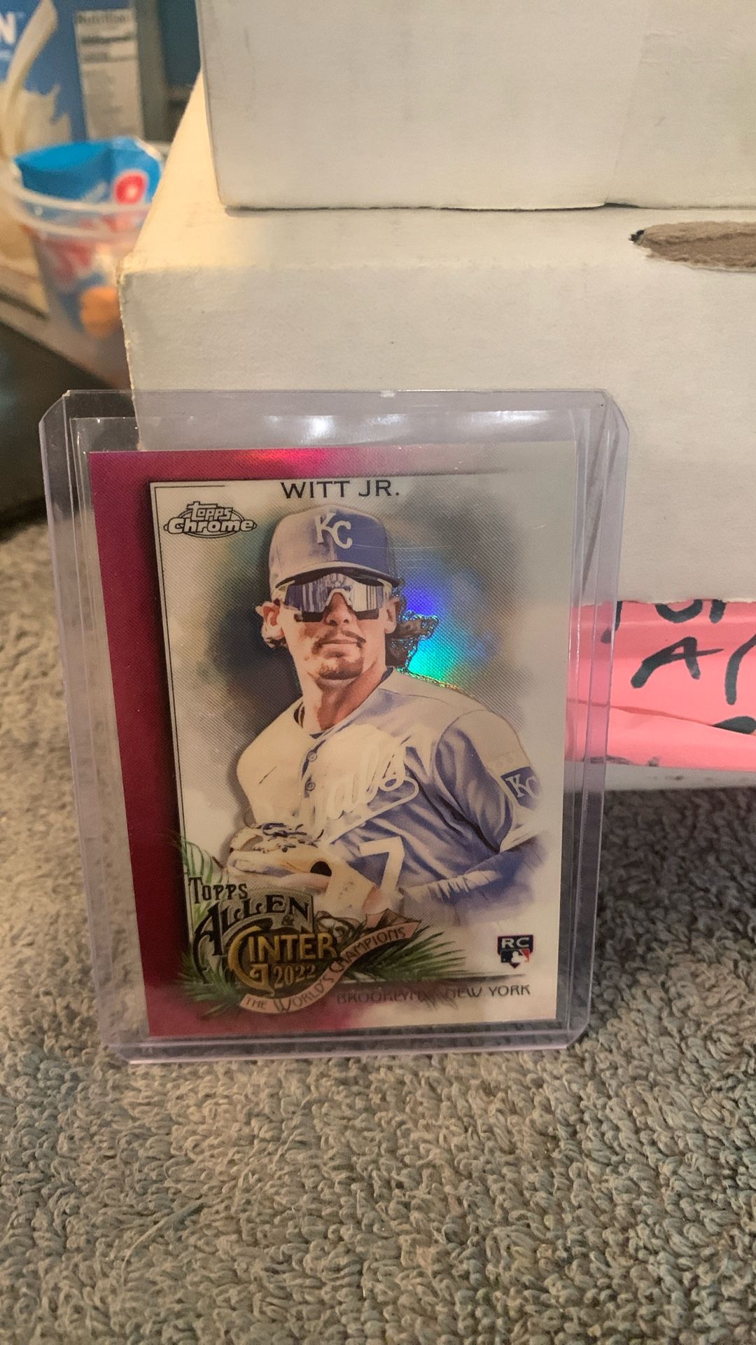 2022 Topps Chrome Allen Ginter Bobby Witt Rc 130/199