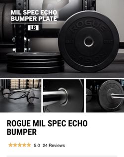 Rogue Mil Spec Echo Bumper Plates
