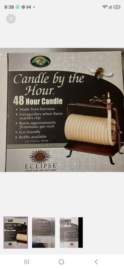 Eclipse Candle by the Hour 48-Hour Beeswax Candle