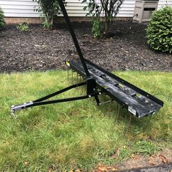 Pull Behind Yard Dethatcher