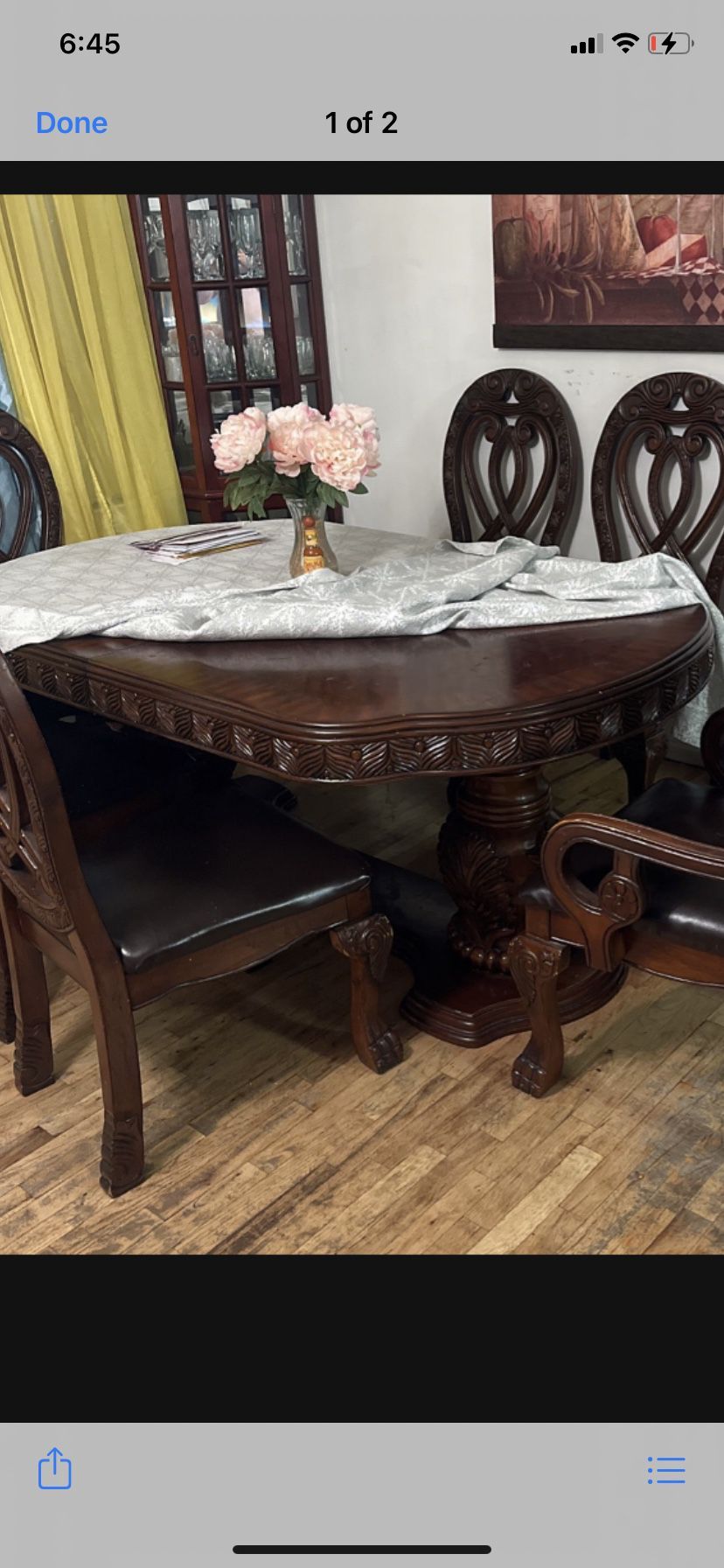 Big Wood Dining Table