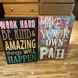 2 Canvas Pictures