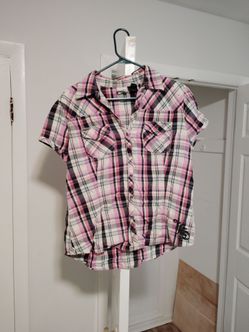 Harley Davidson women's xl button up shirt