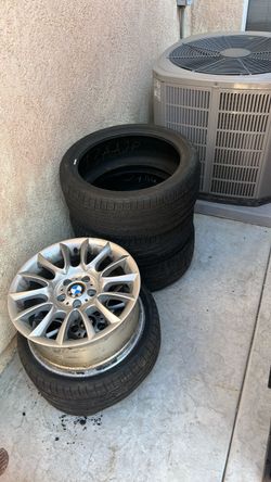 BMW 328i 18 inch rims and tires (price indivually)