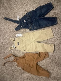 Infant overalls & sweater onesie 