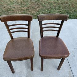 Set of two antique chairs