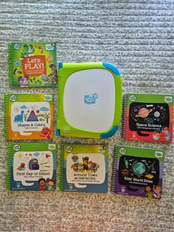 Leap frog leap start 3D with  6 playbooks