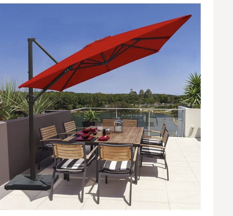 canvas umbrella patio PURPLE LEAF 8' x 8' 240 GSM Excellent UV Protection Taupe ssp_awv_summerdeal One person can complete Gibbs Pro Series 3 Hook Sizes & Weights:60g 7/0