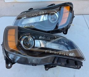 Chrysler 300 LED DRL Projector Headlights Luces Focos Micas Faros Faroles Headlamps 11-14