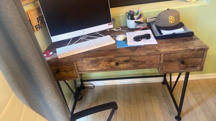 Wooden desk school office