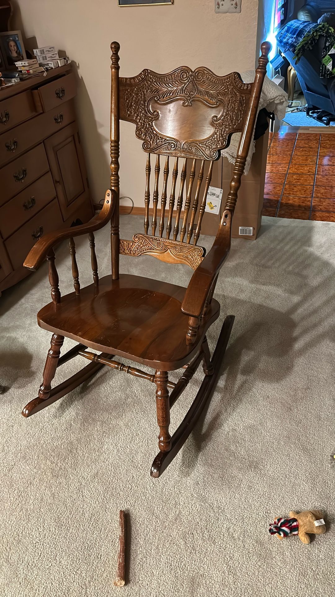 Soldi Wood Rocking Chair