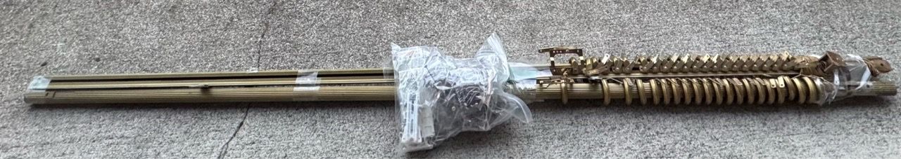 Double Traverse Curtain Rod with Hardware