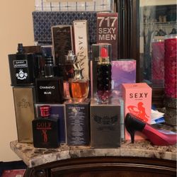 Variety Perfumes And Bed Sets 