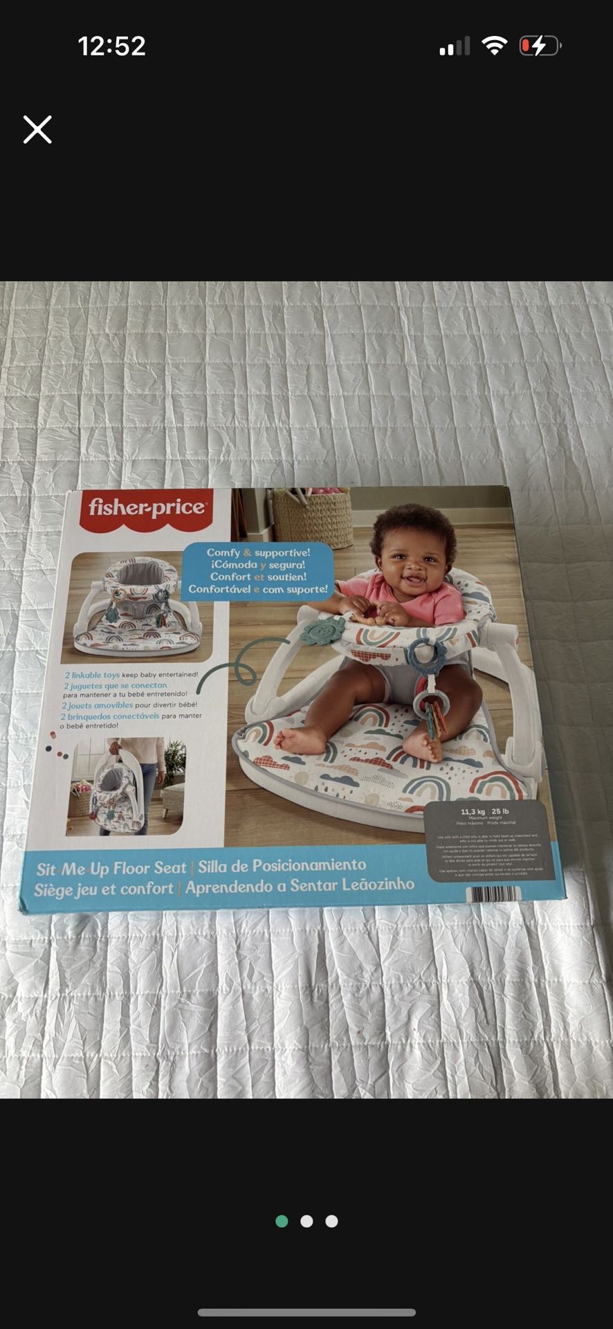 portable baby chair sit me up