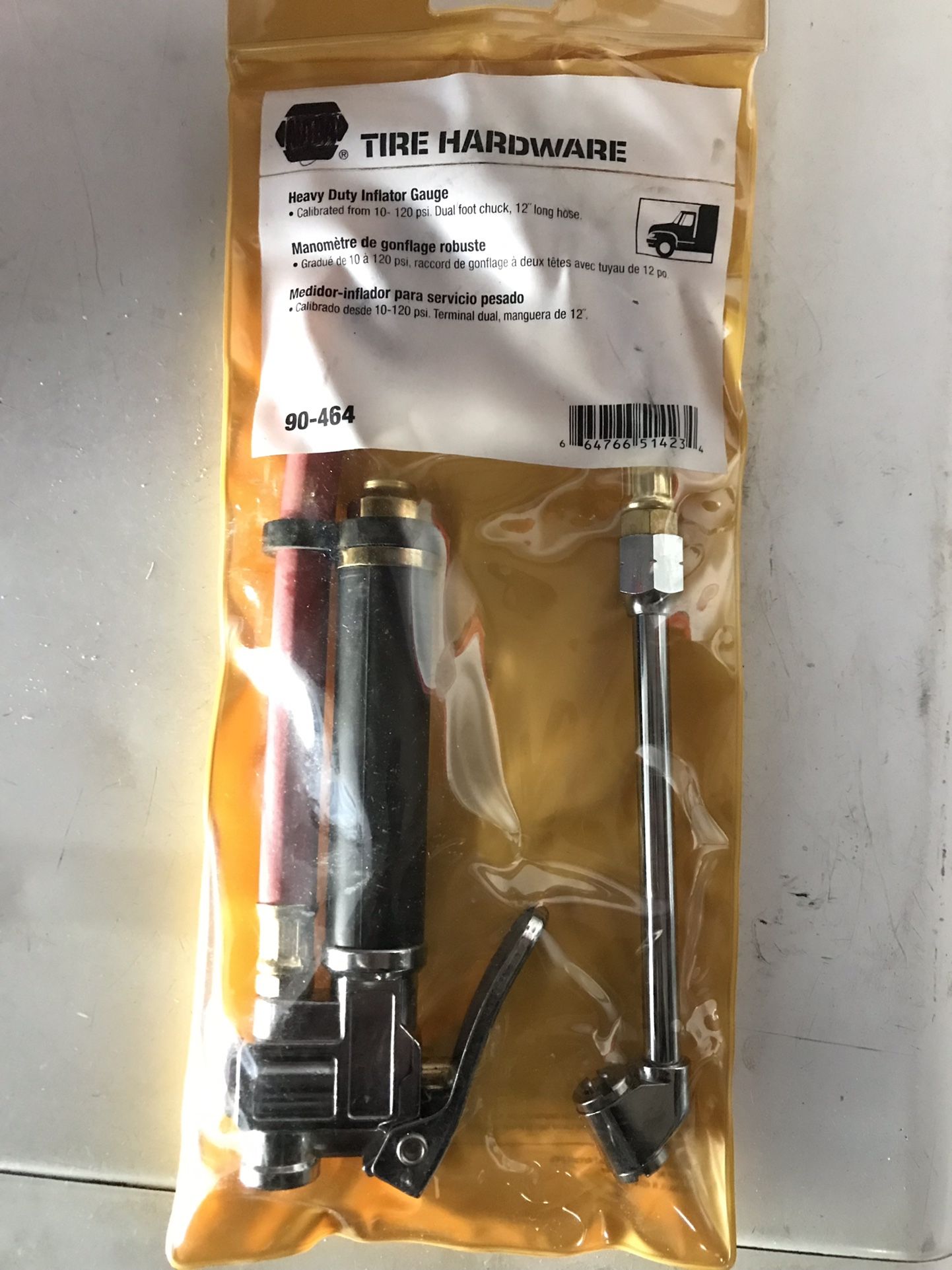 NAPA 90-464 heavy duty  inflator gauge