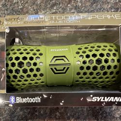 NEW!! Sylvania Water And Drop Resistant Bluetooth Speaker  Many Available!!