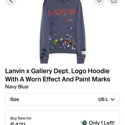 Lanvin x Gallery Dept Purple Paint Marks