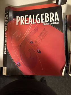Pre Algebra Text/workbook