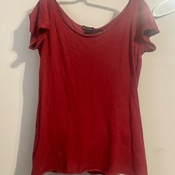 Victoria’s Secret Medium Top T Shirt Red Moda International 