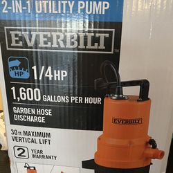 Everbilt Utility Pump