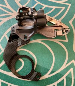 Shimano XTR FD-M950 E-Type Top Pull Front Derailleur w/ Carbon Chain Guide