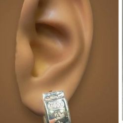 Tiffany & Co. 1837 Wide Hoop Earring 