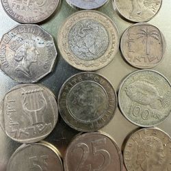15 X Foreign Coins For Sale 