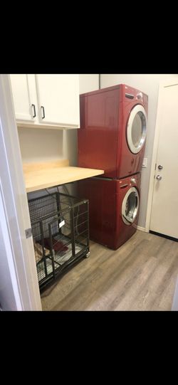 LG Red Dryer