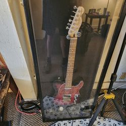 Nice Guitar Display Case. Great Shape.  $50 OBO