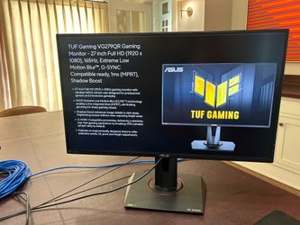 TUF Gaming VG279QR Gaming Monitor - 27 inch Full HD (1920 x 1080), 165Hz