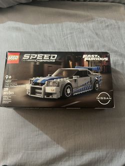 Lego Paul Walker Nissan GT-R (R34)