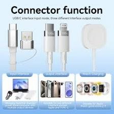 3-in-1 USB-C Charging Cable with Watch Charger