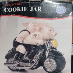Collectable Cookie Jar Biker Hogs