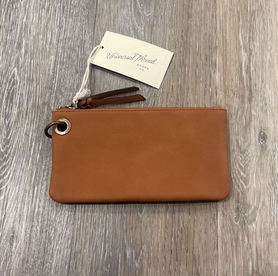 Universal Thread Brown Wristlet (Missing Strap)