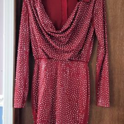 Red Dress Size M 