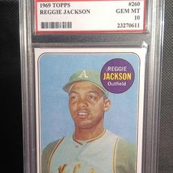 Graded 1960 Topps REGGIE JACKSON RC #260 *RP*